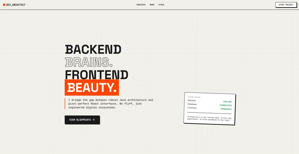 Screenshot del sito Sistema Gestionale — Web App
